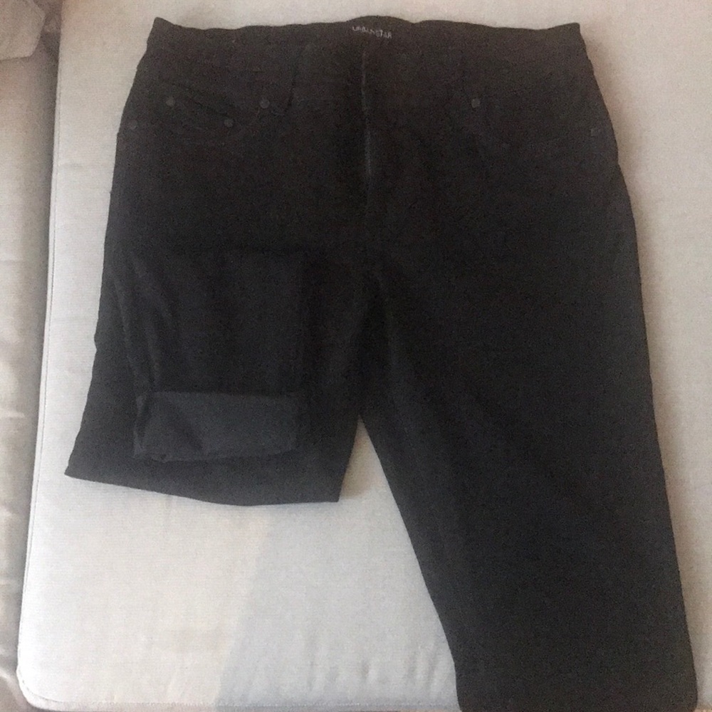 Urban star black skinny jeans